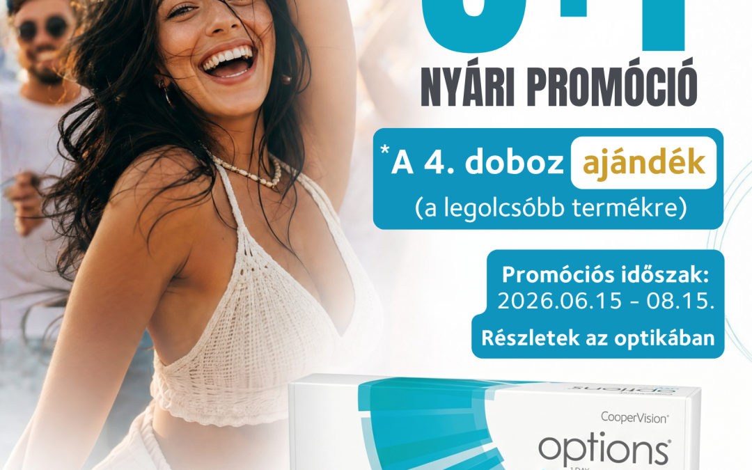 3+1 kontaktlencse promóció!